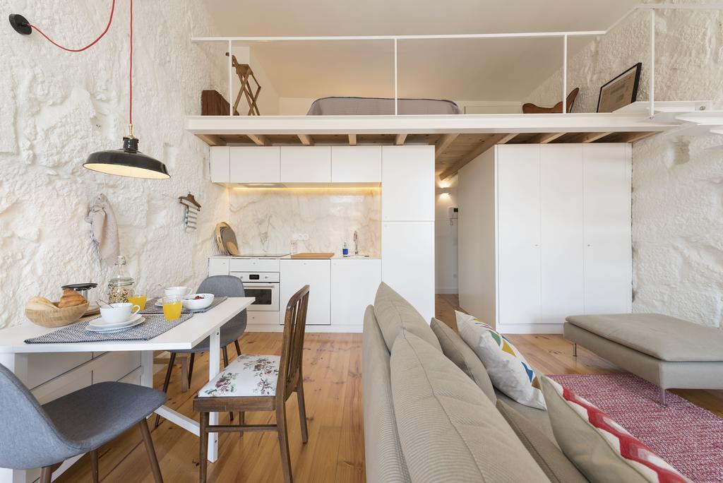 Lovelystay - Cativo Mezzanine Studio Porto Eksteriør billede