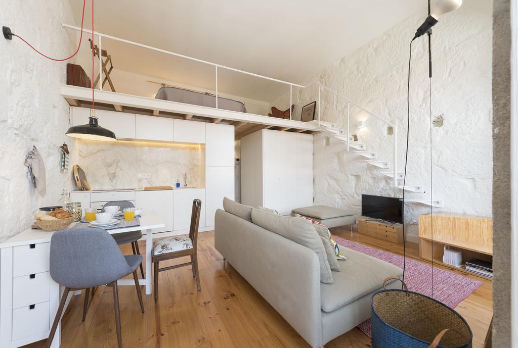 Lovelystay - Cativo Mezzanine Studio Porto Eksteriør billede
